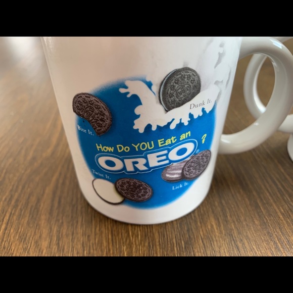 Vintage Oreo Coffee Mugs - set of 2 - Picture 3 of 5